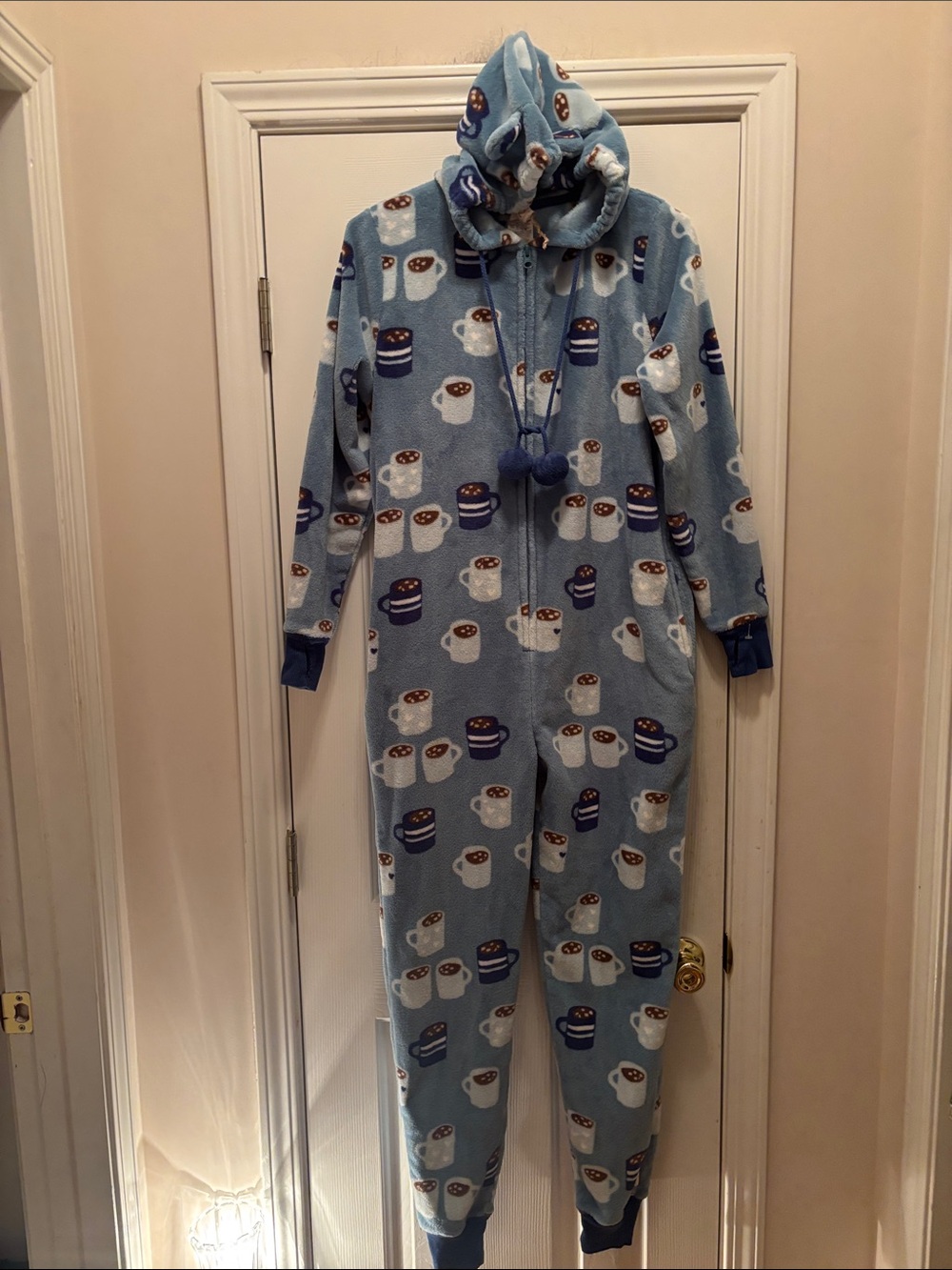 NWOT Munki Munki Cocoa Cup Onesie Pajamas
